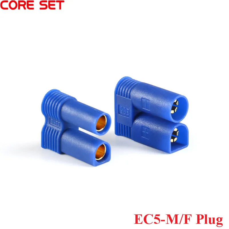 1 Paren/partij EC5 Plug 5Mm Bullet Connectors 100A Rc Lipo Batterij Adapter M/F Connector Voor Rc deel
