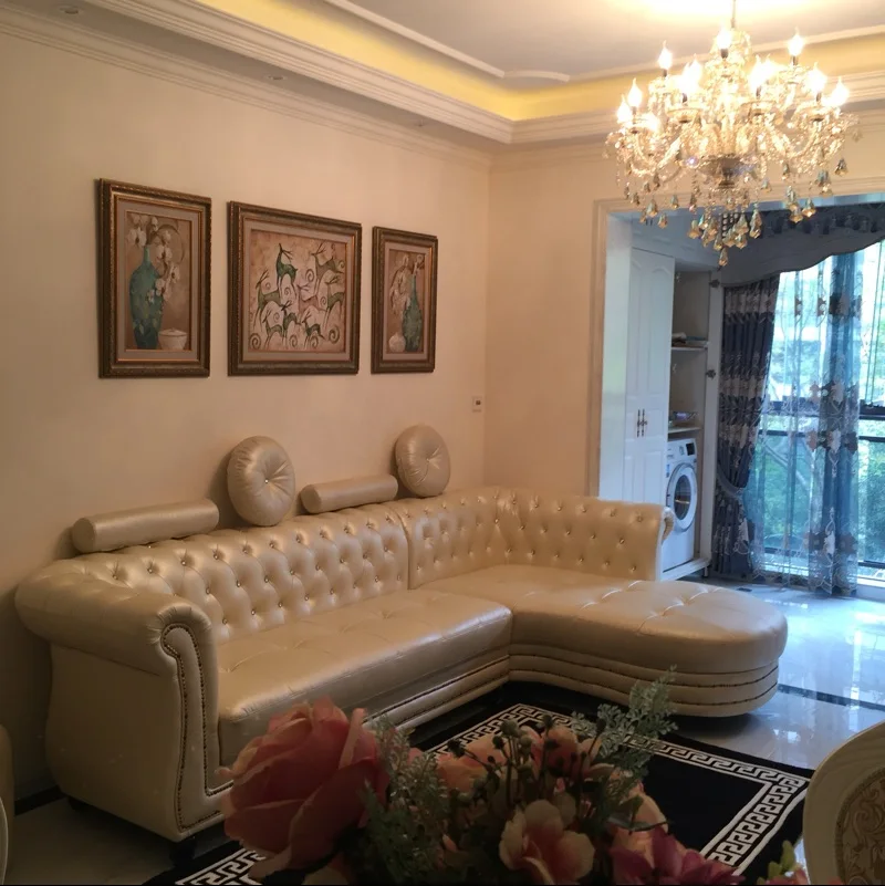 2017 home sofa for small living room #CE-967 4seat +3seat +1 seat+1 ottoma optional