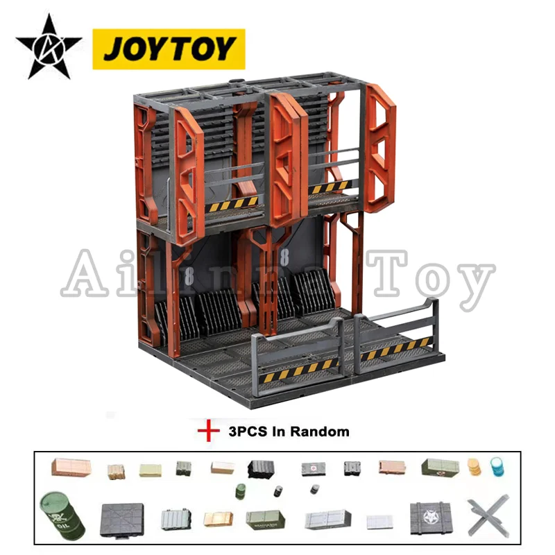 JOYTOY 1/18 Diorama Mecha Depot Staging Area Anime Model Toy Free Shipping