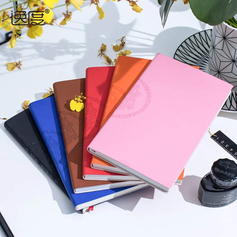 Yidu Zacht Leer Notebook Retro Dikke Notepad A5 \ A7 1Pcs