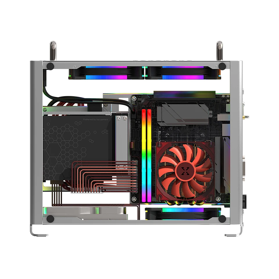 Braveman A1 ZZAW Mini-ITX向け フルアルミPCケース Braveman ZZAW Aluminum Alloy Mini ITX Computer Case Desktop PC