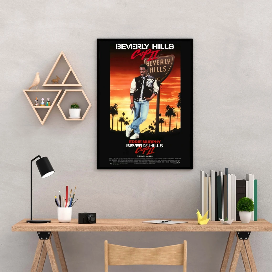 Beverly Hills Cop 2 Classic Movie Poster Canvas Print Home Decoration Wall Painting ( No Frame )