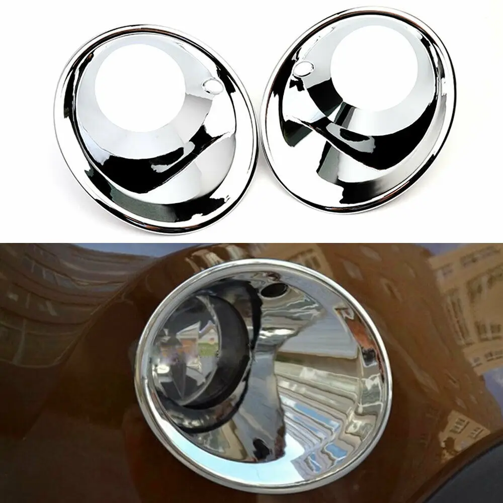 

ABS Chrome Car Front Fog Light Fog Lamp Cover Trim 2pcs For BMW X1 E84 2009-2012