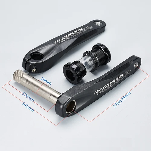 Imagen 2 del producto RACEWORK-platos y bielas para bicicleta de montaña, 170/175mm, plato ancho estrecho, 32/34/36/38T 11/12S, piñón de bielas para bicicleta GXP