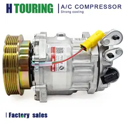 SD7C16 AC Compressor for PEUGEOT 407 SW 2005- 6453XW 9656572180 9648138780 9663315580 6453XX 6453VJ 1302 1312 9670022480