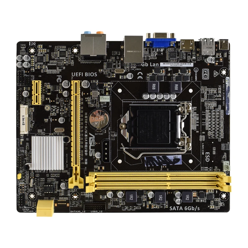 ASUS H81M-K/K31ADE Motherboard LGA 1150 Slot DDR3 Intel H81 Core i7 i5 i3 Cpus DC Power Supply 16GB HDMI SATA3 PCI-E 3.0 X16