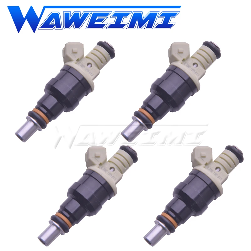 WAWEIMI 4 Pieces Fuel Injector OE 0280150813 For CHRYSLERLE BARON DAYTONA 2.2i Turbo EDR Engine