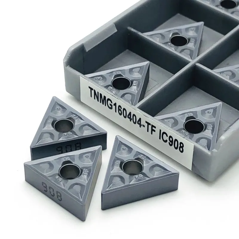 Ferramentas de torno externo, tnmg160404 tf ic907/ic908, ferramentas de torno externo, inserções de carboneto, ferramenta de máquina de torno, peças de ferramentas de giro