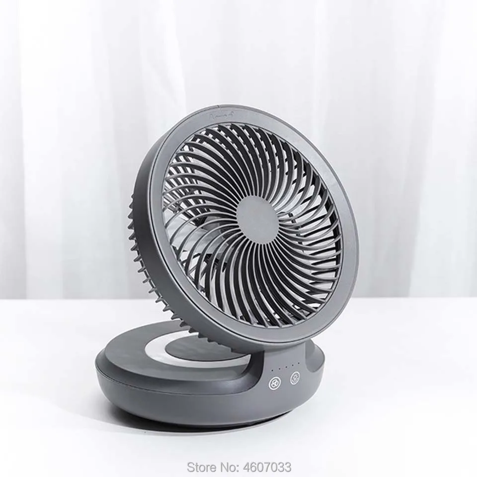 Ventilateur électrique à circulation d'air, repliable, portable, mural, USB, pour bureau, voiture, bureau, usage domestique