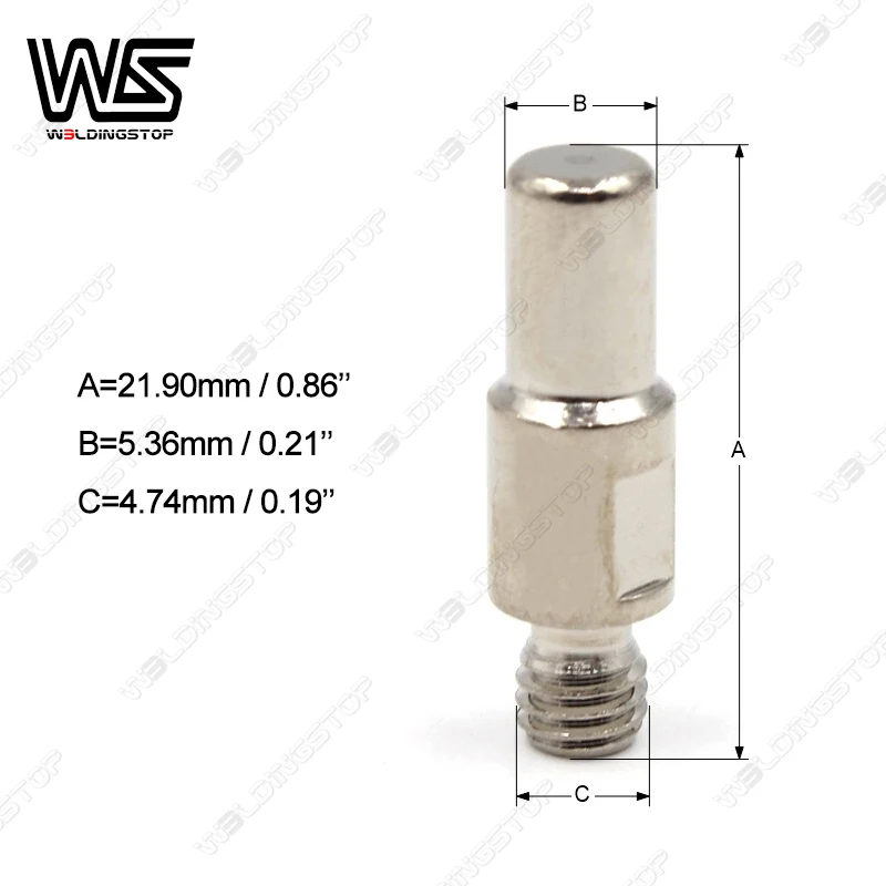 PD0116-08 PD0116-06 Nozzle Tips 0.6mm 0.8mm for Trafimet Plasma Cutter Torch S45 IPT-40 PT40 IPT-60 PT60