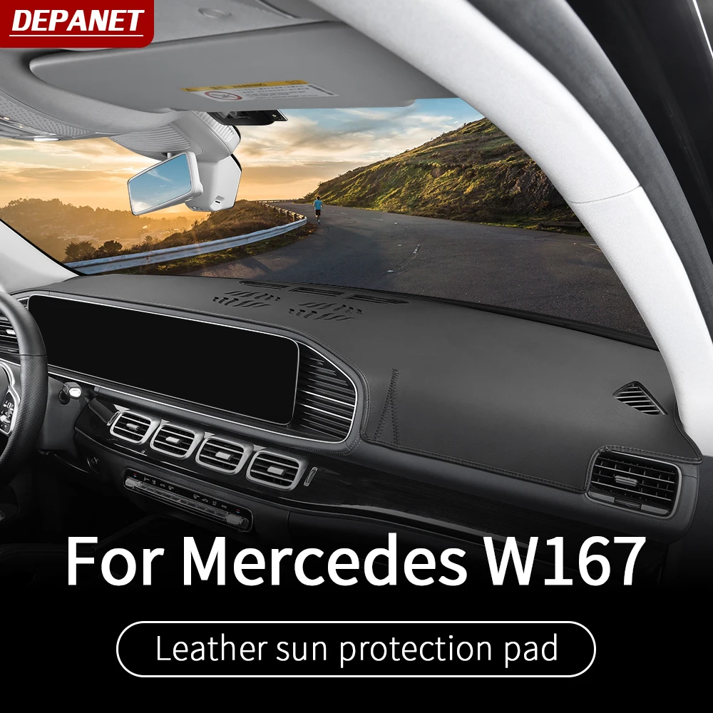 Light protection mat For Mercedes 2020-2025gle w167 gle 350/amg 450 500e gls w167 gls x167 amg interior decoration accessories