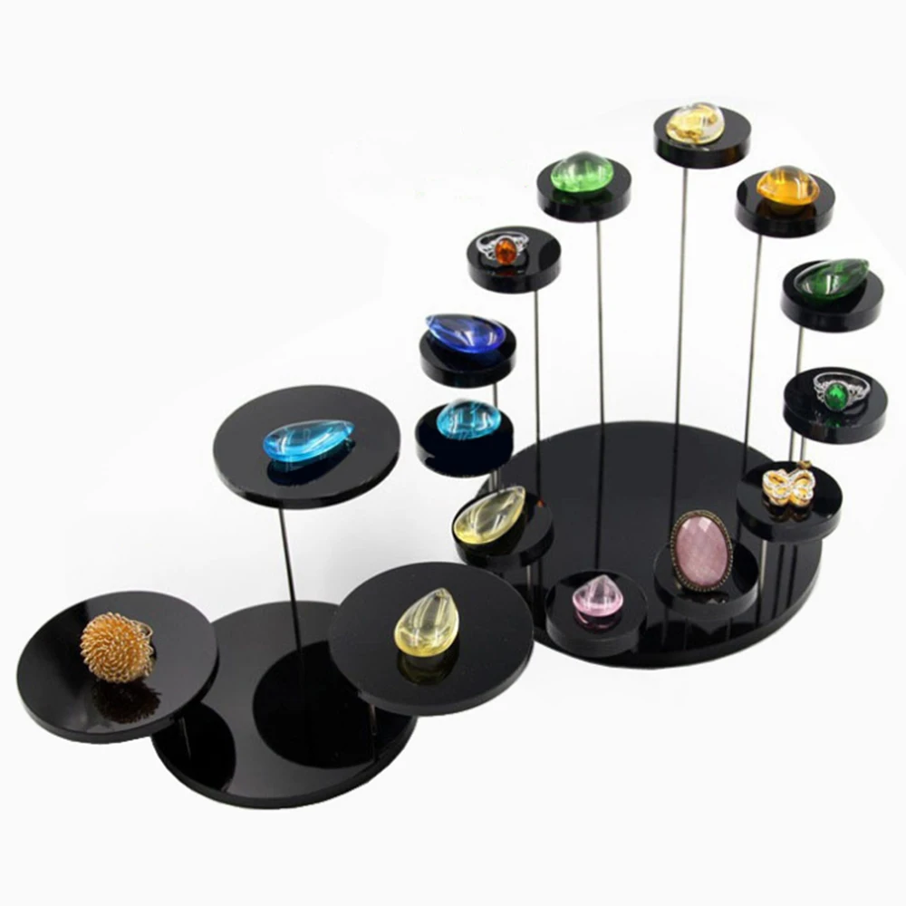 Multifunction Acrylic  Display Stands Adjustable Display Risers Round Acrylic Product Display Riser Stands Cupcake Stand Holder