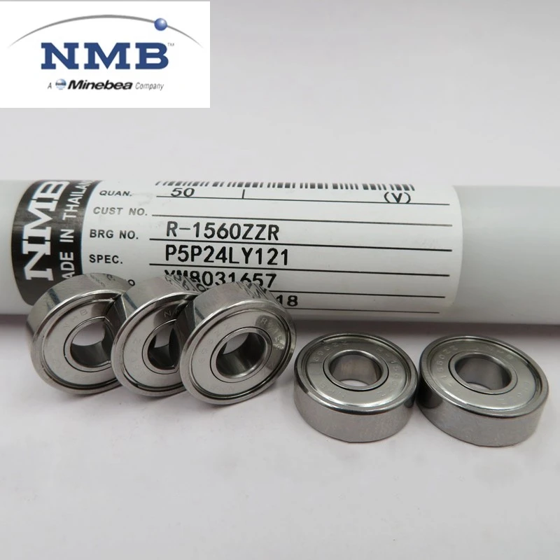 50 Stück NMB Hochgeschwindigkeitslager R-1140ZZ R-1350ZZ R-1560ZZ L-1770ZZ 1140 1350 1560 694 695 696 697 ZZ 4x11x4 5x13x4 6x15x5 7x17x5mm – Detail 2