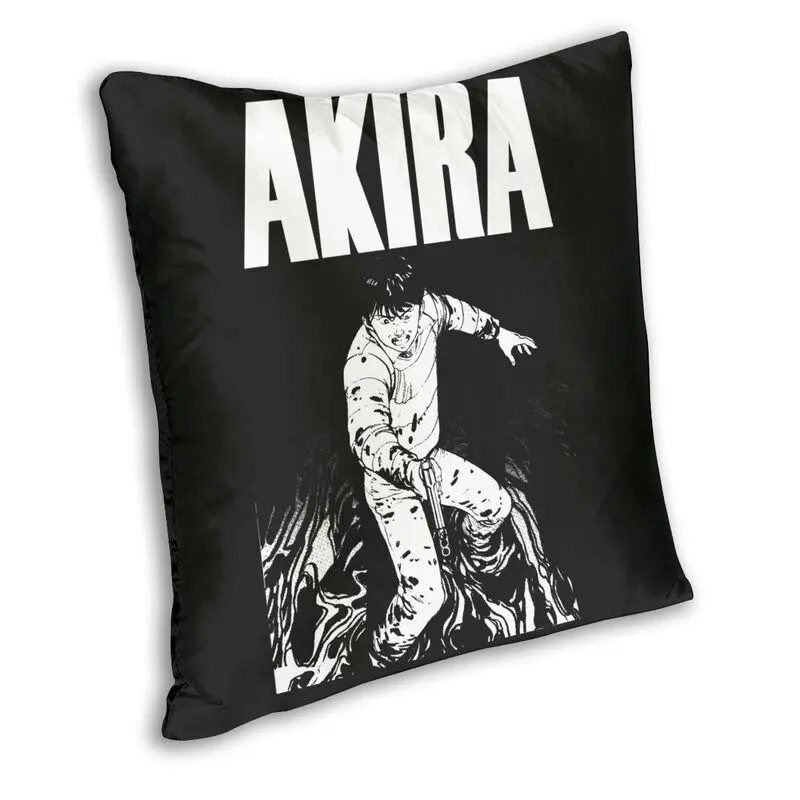 Akira Kaneda T-Shirt Cushion Cover 3D Print Shotaro Neo Tokyo Floor Pillow Case for Sofa Custom Pillowcase Home Decoration