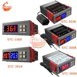 STC-3018 STC-3028 STC-3000 STC-3008 STC-1000 Thermostat LED Digital Temperature Controller DC 12V 24V AC 110V 220V for Incubator