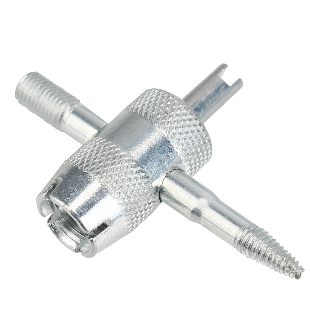 Extractor de vástago de válvula de neumático, accesorios de coche, extractor de vástago de válvula de motocicleta, tubo de núcleo, herramientas de reparación de neumáticos de Metal