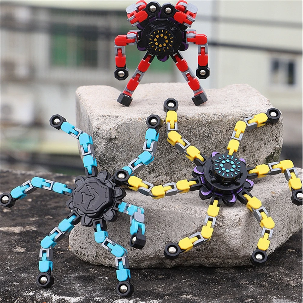 Deformed Fidget Toy Spinner Chain Toys for Children Antistress Hand Spinner Vent Toys Adult Stress Relief Sensory Gyro Game Gift