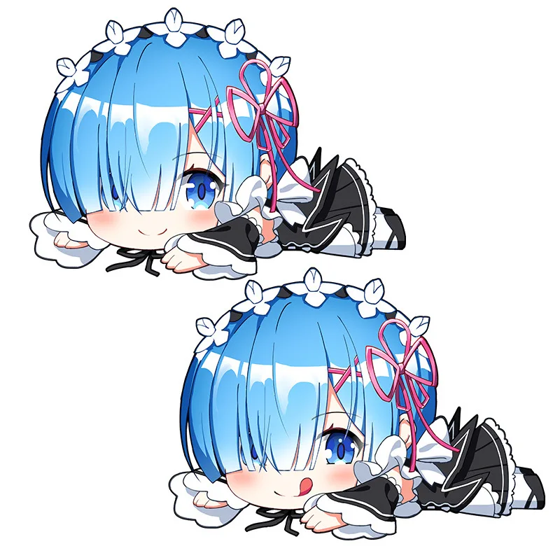 Anime 50x40cm Doll Re:Life In A Different World From Zero Dakimakura Cartoon Cosplay Rem Pillow Double Side Print Pillow Toy