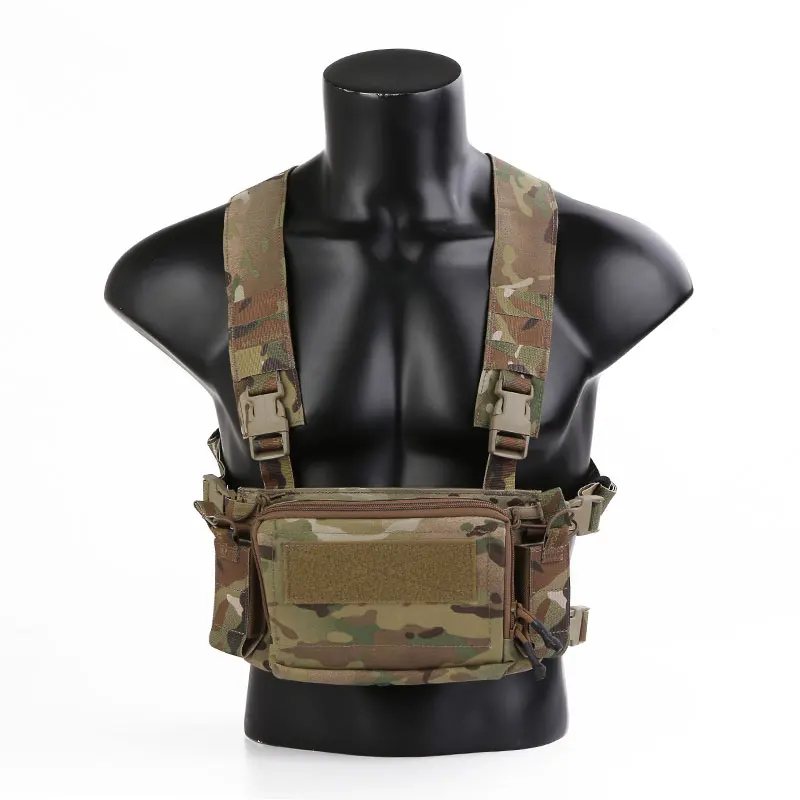 Emersongear Tactical D3CR Chest Rig Mini Spiritus Airsoft Hunting Vest Hunting Carrier Vest Easy Armor W Mag Pouches Nylon