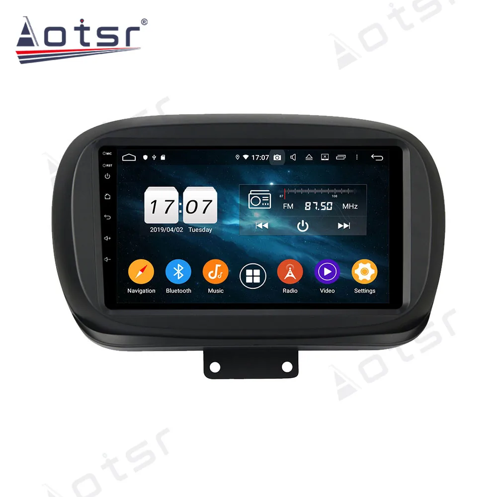 Car Radio For Fiat 500X 2014 - 2020 Android 13 Screen Multimedia Video Player GPS Navigation AutoRadio Carplay DSP BT