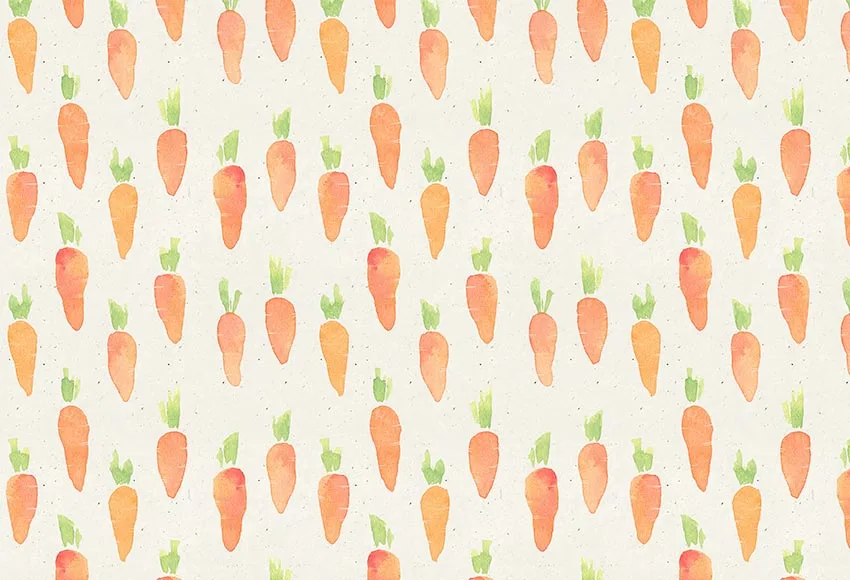 7x5ft  Carrot Seamless Doodle Pattern Graffiti Custom Photo Studio Background Backdrop Vinyl  220cm x 150cm