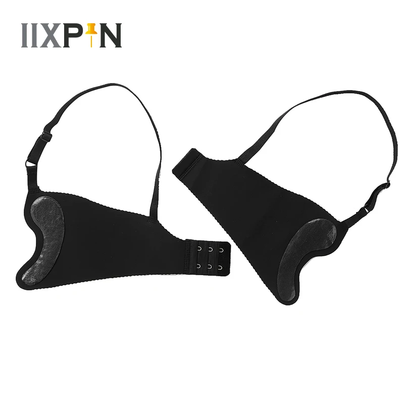 

2Pcs Womens Bra Side Flanks Bra Replacement Side Wings Adjustable Shoulder Straps Non-slip Reusable Side Flanks Bra Accessories