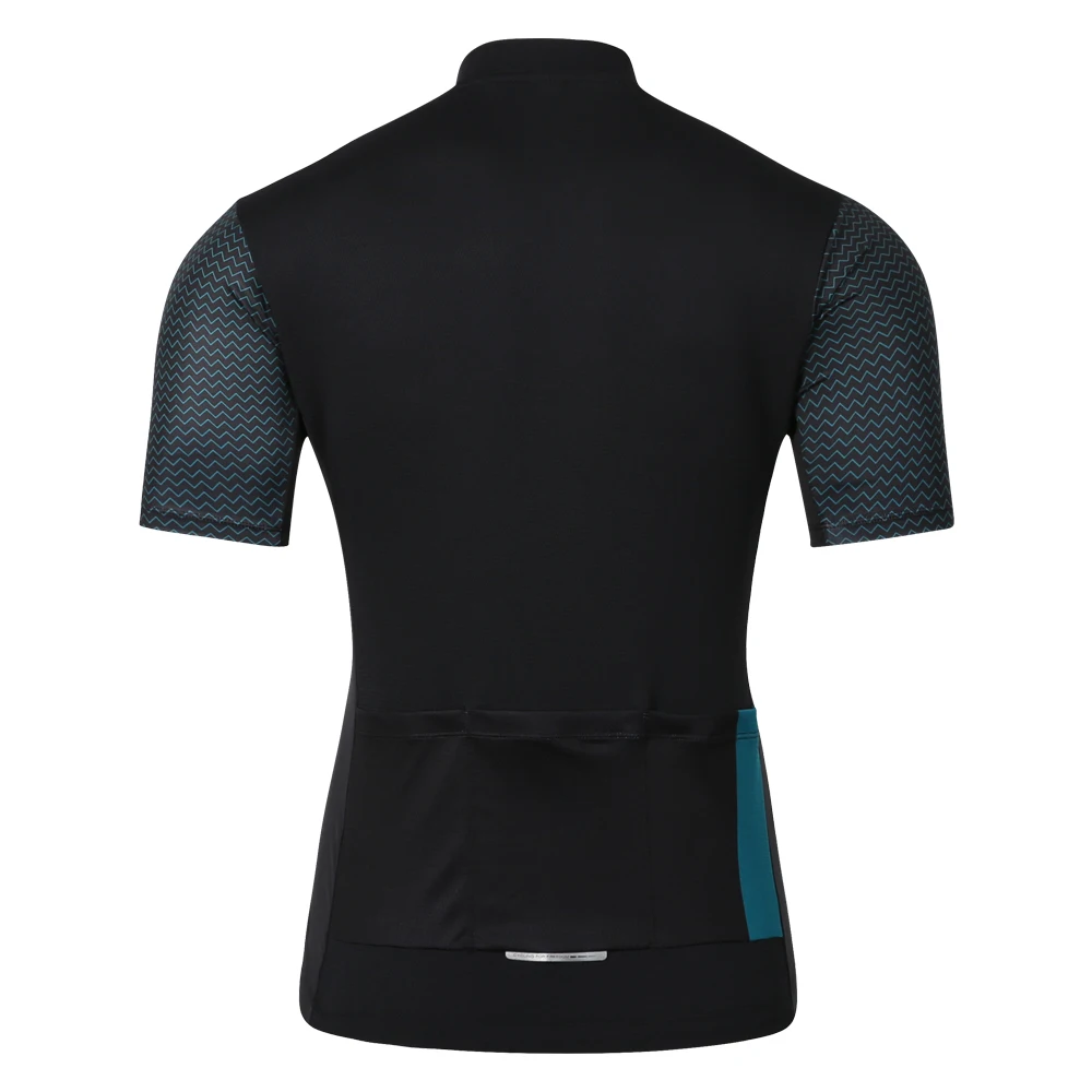 Santic-Camiseta de ciclismo para hombre, camisa de manga corta con cremallera completa, transpirable, ropa deportiva para bicicleta de carretera,