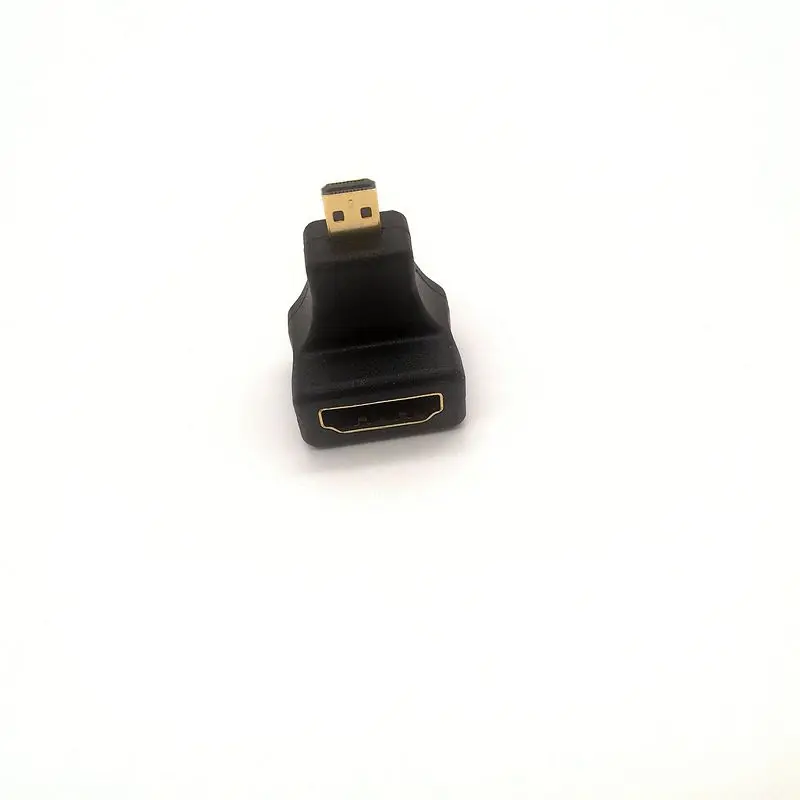 50pcs HDMI Female to Micro HDMI Male 90 Degree Angle Up HDMI Adapter Connector Extender HDMI Converter