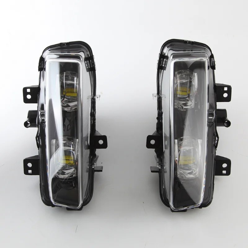 LED DRL fog light for Land Rover for Range Rover Evoque 2011-2015 fog lights cover Grill covers frame Daytime Running Light