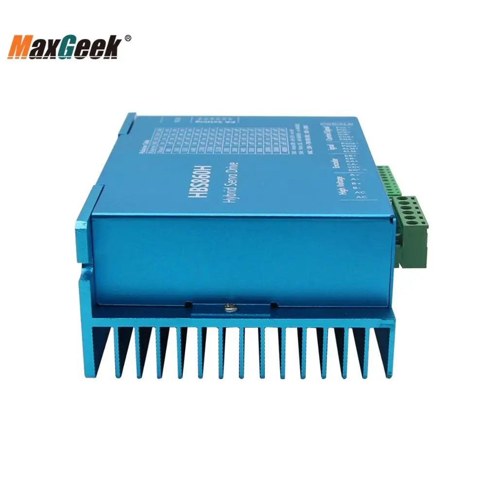 Гибридный сервопривод Maxgeek HBS860H, 1000 об/мин, драйвер шагового двигателя с замкнутым контуром серии 86