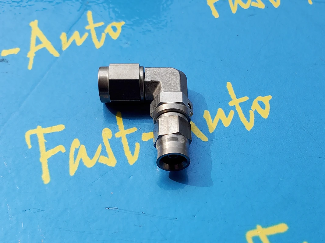 

reusable stainless Steel AN3 -3AN AN-3 3/8"-24unf 90degree 90 degree forged ptfe tpfe Brake Hose Swivel end Fittings Line