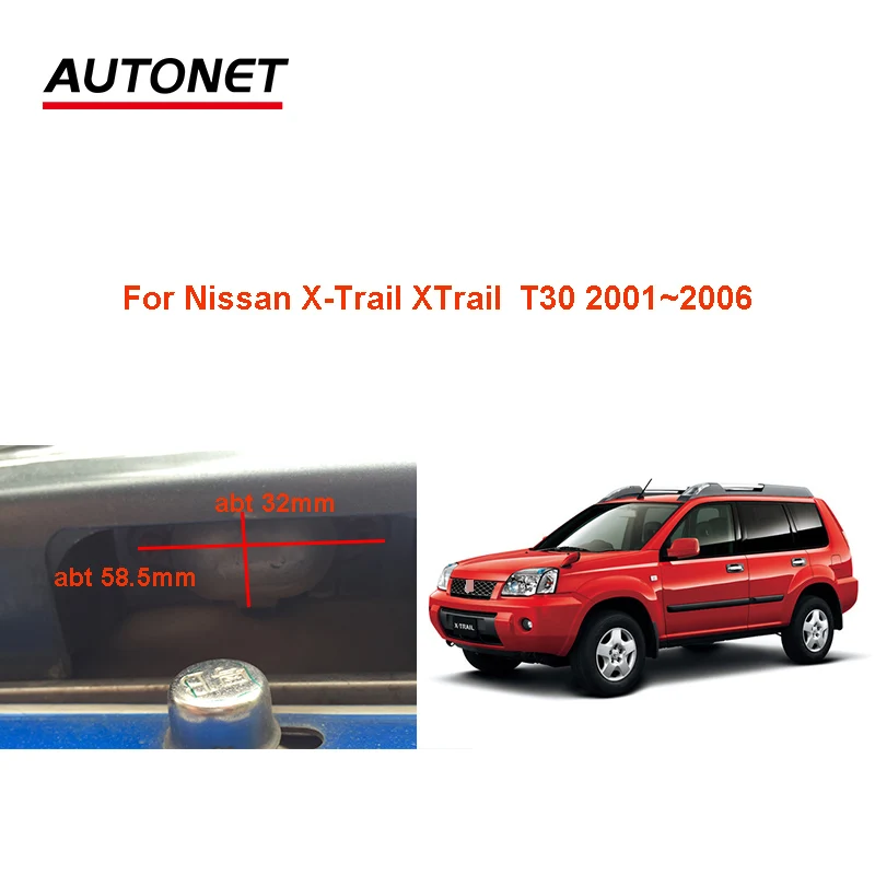 

Autonet rear view camera For Nissan X-Trail XTrail T30 2001 2002 2003 2004~2006 CVBS/AHD720P backup camera/license plate camera