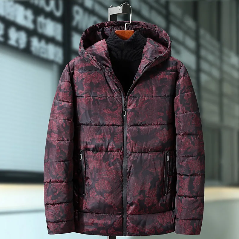 Cotton-padded Jacket Men's Winter Jackets 2021 New Casual Hooded Thick Warm Clothing Plus Size Padded Coat Men Loose Jaquetas