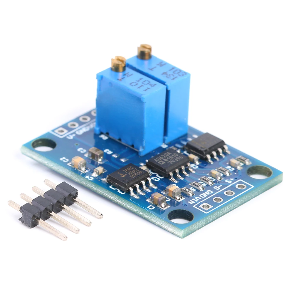 3-12V DC High Precision AD620 Microvolt mV Voltage Amplifier Module Small Signal Instrumentation Amplifier Board