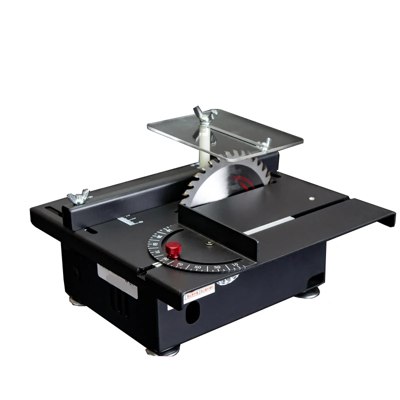 Mini-Precision Table Saw 12-24V Woodworking Can Be 0~90°Multi-Angle Cutting Sliding Table Saw Multi-Function Cutting Machine