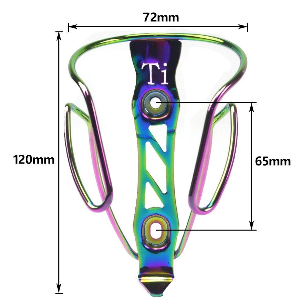 Ultralight Titanium Alloy Bike Water Bottle Cage Rainbow MTB/Road Bicycle botellero Bike Bottle Holder Bike Cycling Bottle Cage