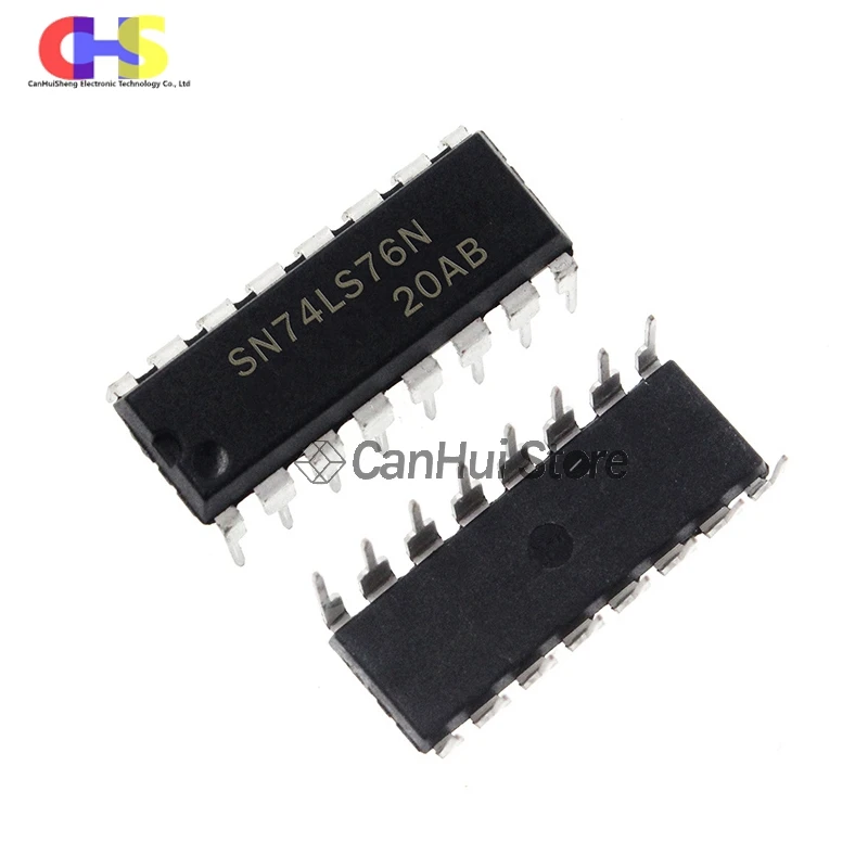 10PCS SN74LS76N DIP16 SN74LS76 74LS76N 74LS76 DIP-16 new and original IC