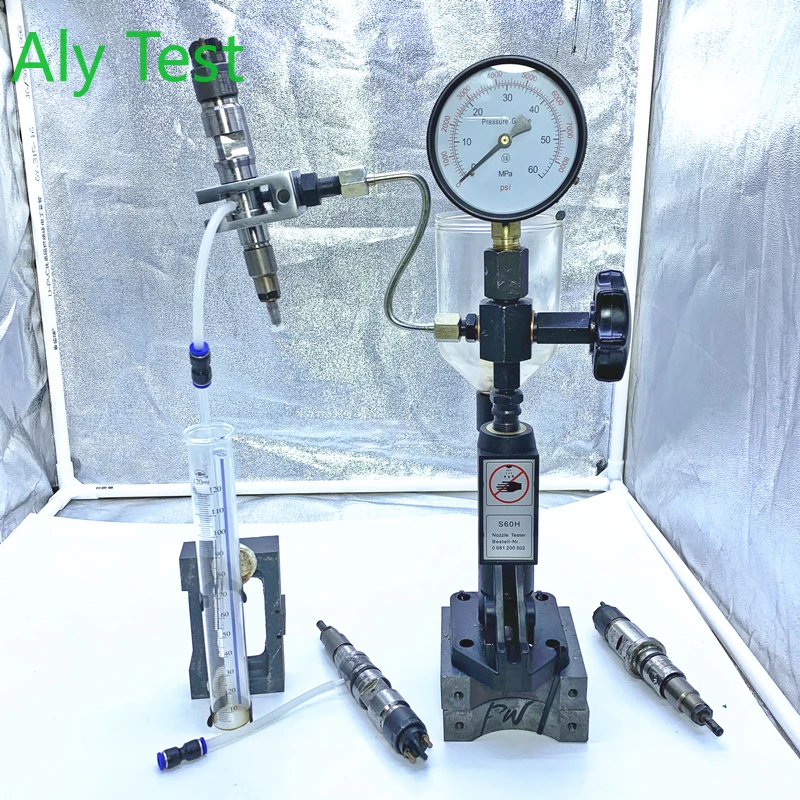 Diesel Common Rail Injector Nozzle Oil Return Joint Tube Flow Meter Measure Test Tool