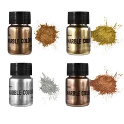 15g Epoxy Resin Colorant Glitter Marble Metallic Pigment Mirror Metal Texture Pearl Powder Resin Mold Dye Jewelry Making