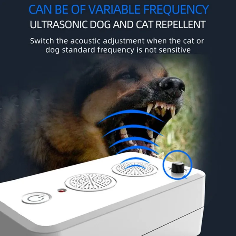 Dog Repeller Outdoor Ultrasound Repeller Anti Barking Dogs Trainings Pet Control Dog Training Device Sonic Stop Bark #u