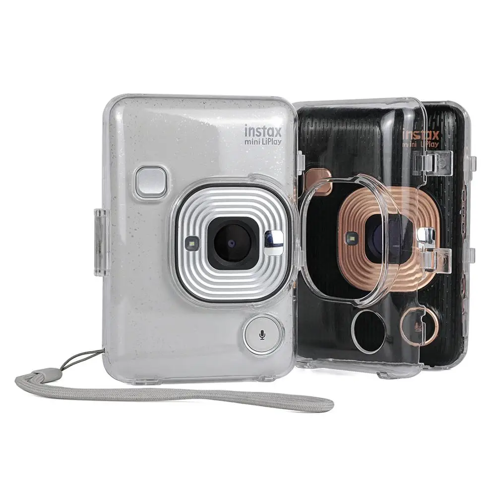 Transparent Protective Cover Pouch Camera bag for Fuji Fujifilm Instax Camera Mini Liplay Instant Accessories