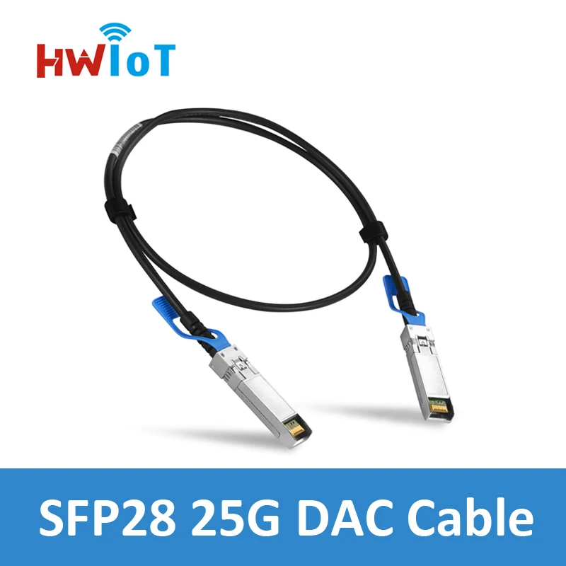 25G Passive Copper Direct Attach Cable 0.5m to 5m DAC CableTwinax Cable Compatible Mellanox Cisco Huawei Etc