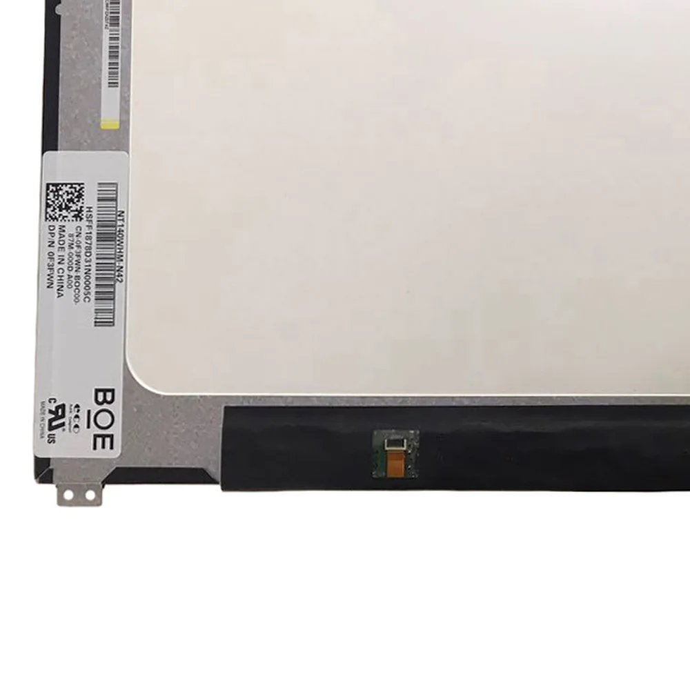 14 Inch LED Display Panel NT140WHM-N42 N140BGE-E53 For Dell Latitude 7490 E7480 EDP 30 Pins 1366*768 A+ Grade Laptop LCD Screen