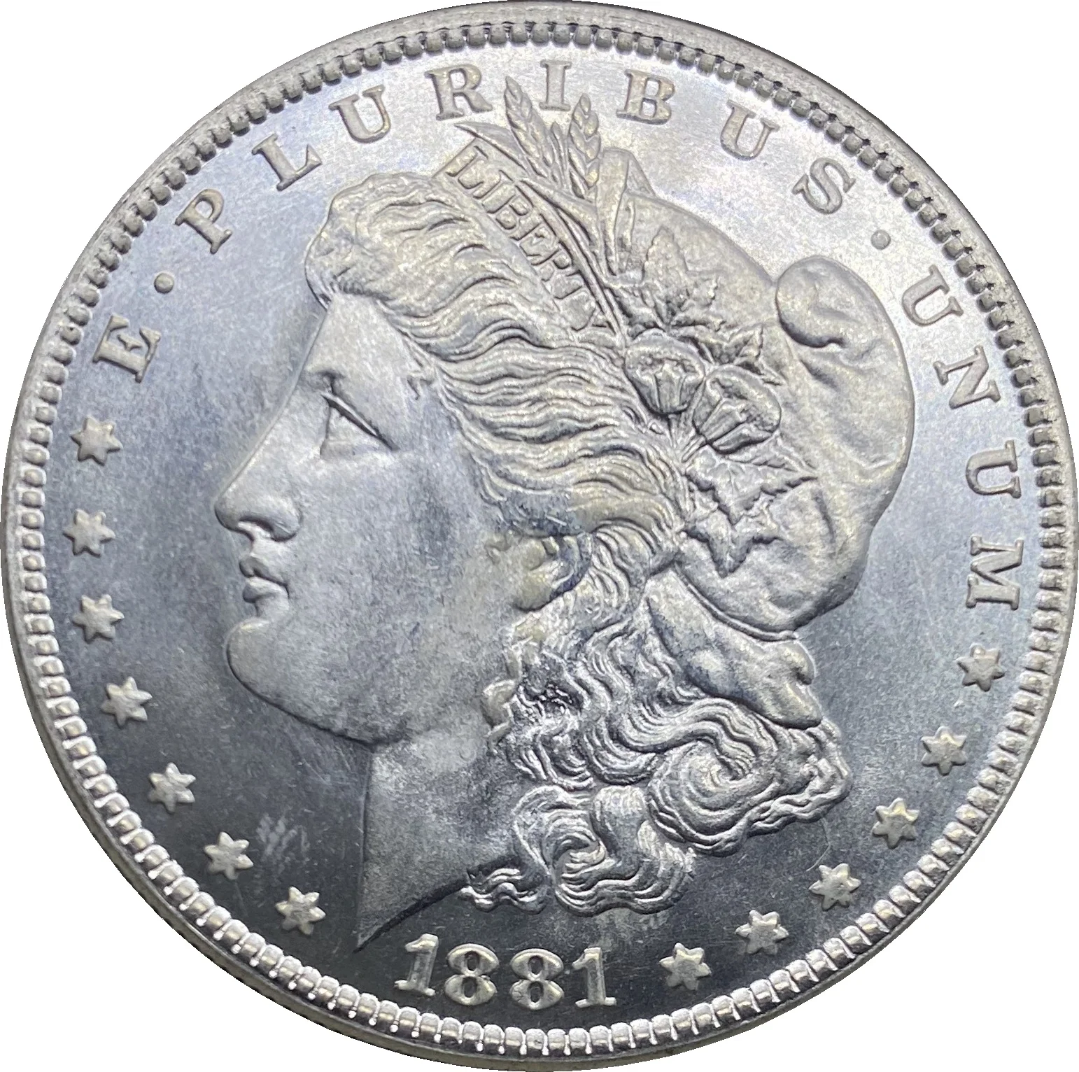 United States 1881 O Morgan One Dollar US Coin Cupronickel Plated Silver Morgan Silver Dollor Coins