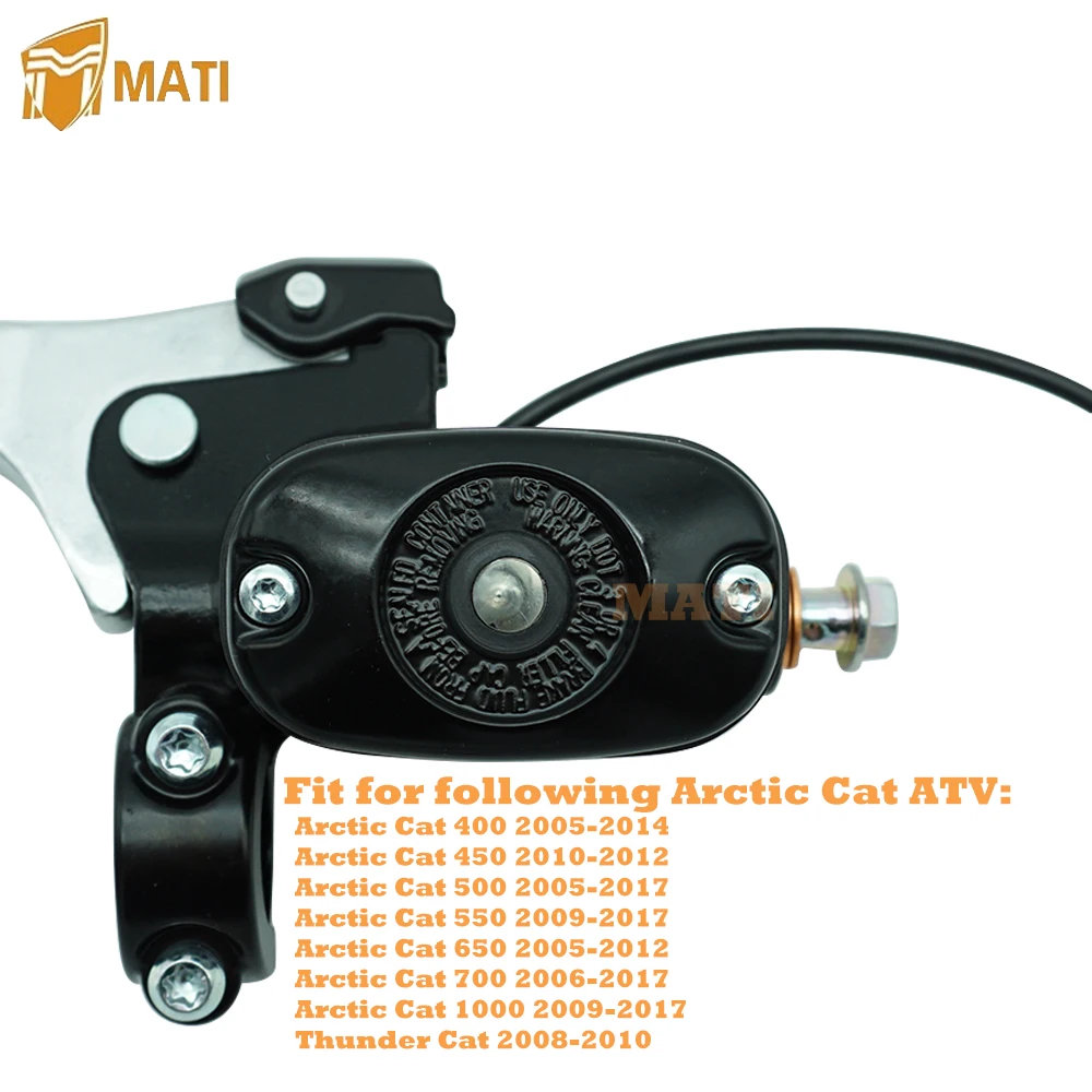 Mati Front Brake Master Cylinder With Brake Light Switch for Thunder Arctic Cat 400 450 500 550 650 700 1000 1502-902 0502-914 view 4