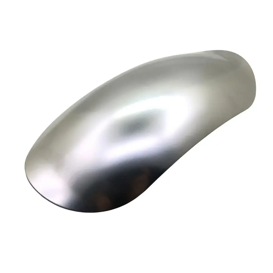 Universal Silver Motorcycle Unpainted Short Mudguard Front Fender Scooter Parts For KTM Aprilia Victory Cafe Racer Choppers