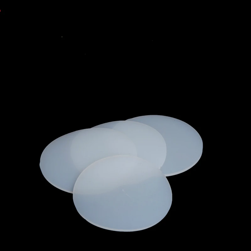 diameter 30mm/40mm/50mm/60mm/70mm/80mm/90mm High Quality milky white Silicone Rubber Sheet For heat Resist Cushion