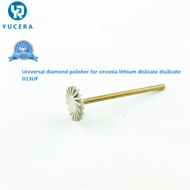 Yucera Diamond Polishing Tool For Zirconia Lithium Disilicate, Porcelain And Composite, Diamond Polisher For Dental Lab