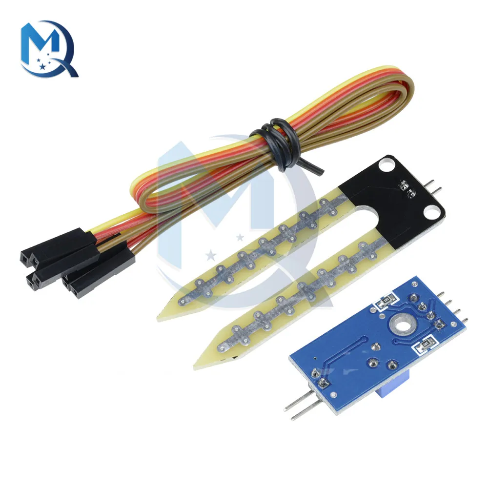 3.3V-5V Soil Moisture Sensor Wide Voltage LM393 Comparator Soil Moisture Meter Hygrometer Detection Module For Arduino Smart Car