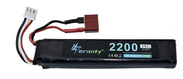 Batería LiPo 2S 2200mAh 35C 7,4V para airsoft y RC - imagen 4